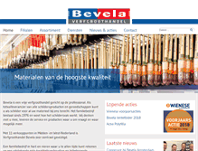 Tablet Screenshot of bevela.nl
